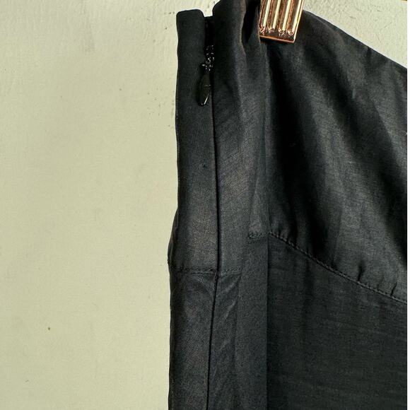 French Connection Whimsy Goth Embroidered Beaded Floral Knee Length Skirt Medium - Picture 4 of 8